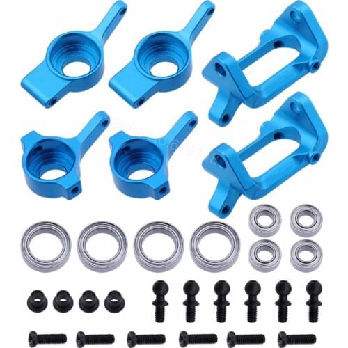 Aluminum Steering Knuckle Hub Base C Carrier Caster Block A959-05 For Wltoys A979 1:18 Electric Monster Truck Upgrade Metal