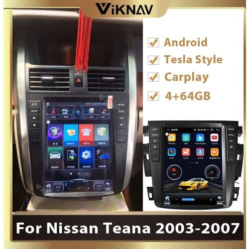 2din Car Radio for Nissan teana 2003-2007 Android Stereo Receiver Multimedia Player GPS Navigation Head Unit carplay
