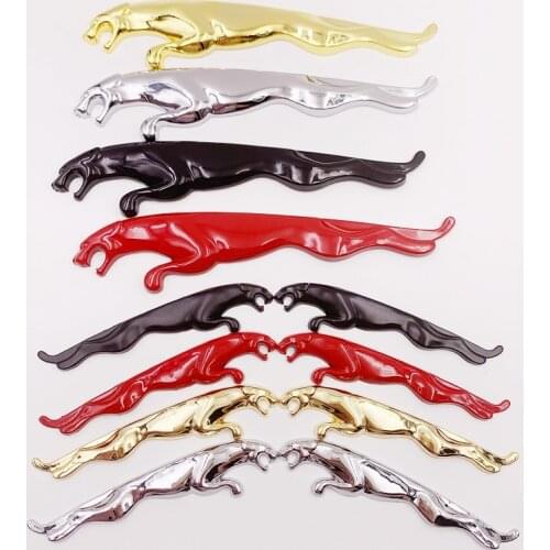 Car 3D metal Decal sticker for Jaguar X-TYPE F-TYPE S-TYPE XE XF XJ XK XJR XFR XJS XJL Car Trunk Emblem body accessories