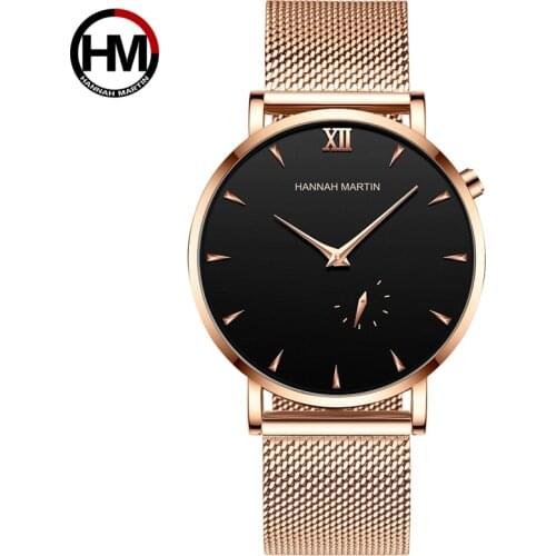 Simple Mens Watch Fashion Quartz Clock Top Brand Luxury Business Waterproof Wristwatches Stainless Steel Bands Black Wristwathes