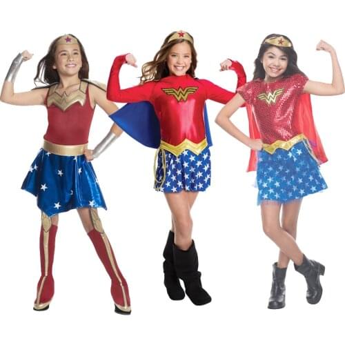 Halloween Costumes Superhero Childrens Costumes Girls and Boys Anime Cosplay Carnival