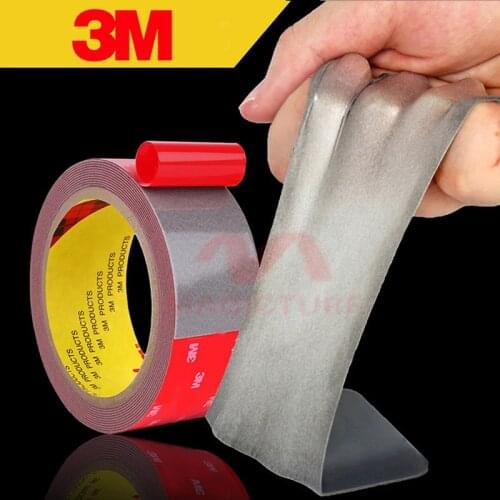 3M Double Sided Tape For Car Strong VHB Acrylic Foam Sticky Adhesive Tape Anti-Temperature Heavy Duty Waterproof Office Decor