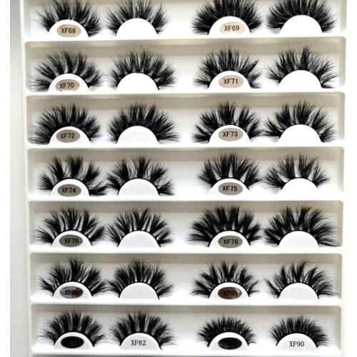 HBZGTLAD Mink Lashes 3D Mink Eyelashes 100% Cruelty free Lashes Handmade Reusable Natural Eyelashes Popular False Lashes Makeup