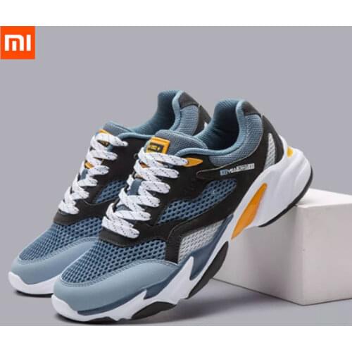 Xiaomi Mijia Yearcon Retro Sneakers High Elastic Midsole Upper TPU+Rubber Non-Slip Wear Resistant Men Sneakers Sports Shoes