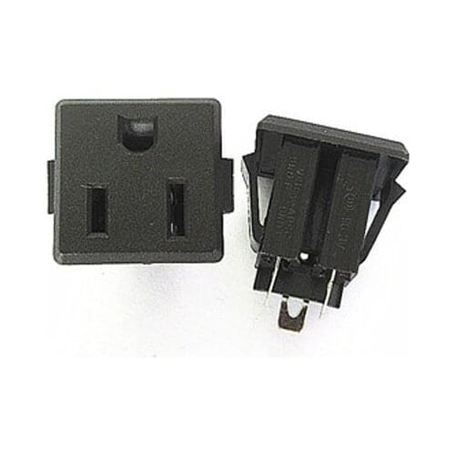 HOT NEW Power Plug Plug fittings 3 hole embedded card plug 3PIN