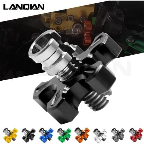 M8 M10 Motorcycle Aluminum Clutch Cable Wire Adjuster For Suzuki RM RMZ RMX DR Djebel 85 125 250 400 450 S SM XC SB Accessories