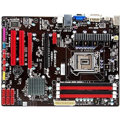 Original for Biostar motherboard H55A+ LGA 1156 DDR3 integrated support I3 I5 I7 16G h55 desktop motherboard Free shipping