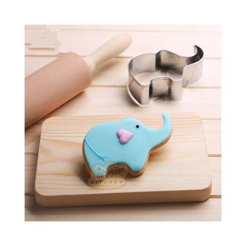 Animal ELEPHANT Metal Cutter Cookie Aluminium Alloy Cake Mould, Decorating Kitchen DIY For Making Cupcake/Fondant Cake K019