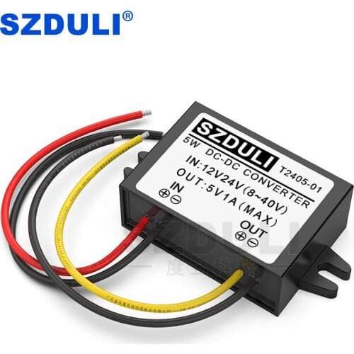 12V 24V to 5V 1A power module transformer 8~40V to 5V vehicle DC power module converter CE RoHS