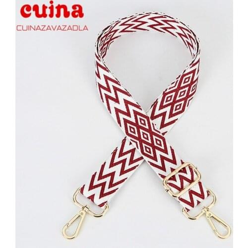 New Shoulder Bag Straps Nylon Colored Rainbow Adjustable Shoulder Hanger Handbag Straps Fashion Decorative Accessories Women