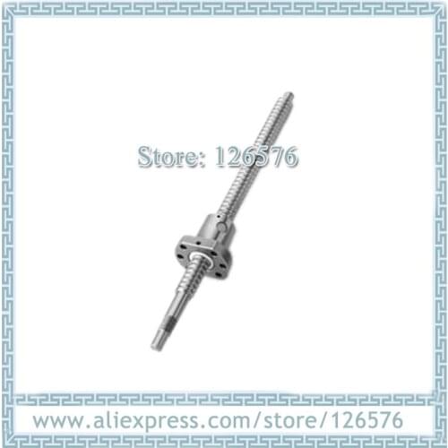 SFU2005 ball screw L-1100mm/1200mm BK/BF15 end machined + METAL DEFLECTOR Ballscrew nut