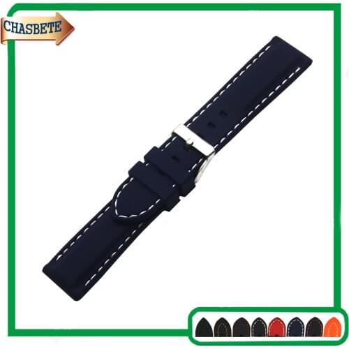 Silicone Rubber Watch Band for LG G Watch W100 / R W110 / Urbane W150 22mm Men Women Resin Strap Belt Wrist Loop Bracelet Black