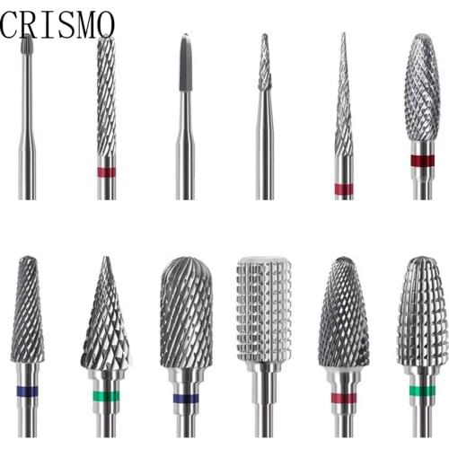 CRISMO 1 Pc Nail Drill Bits Polishing Head for Electric Manicuring Machines Nails Cuticle Remover Pusher Nail Art Care Tools