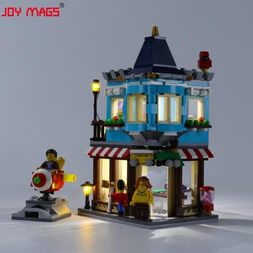 JOY MAGS Only Led Light Kit For 31105 Creator Townhouse Toy Store , (NOT Include Model)