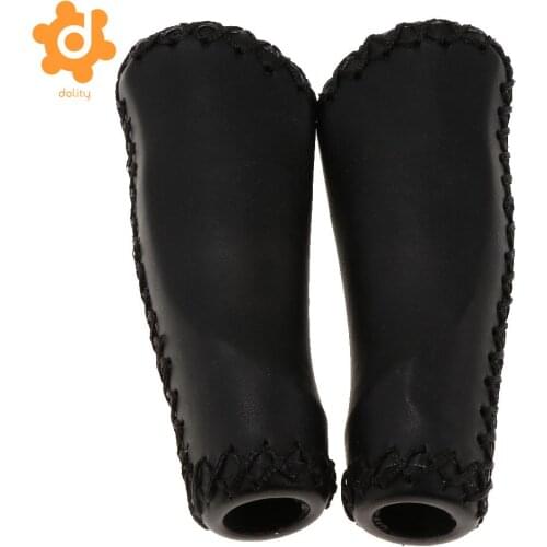 2Pcs/Set Universal Bike Handlebar Grips,Double Lock-on Bicycle Leather Grip Handle Bar End Holding Locking Grips