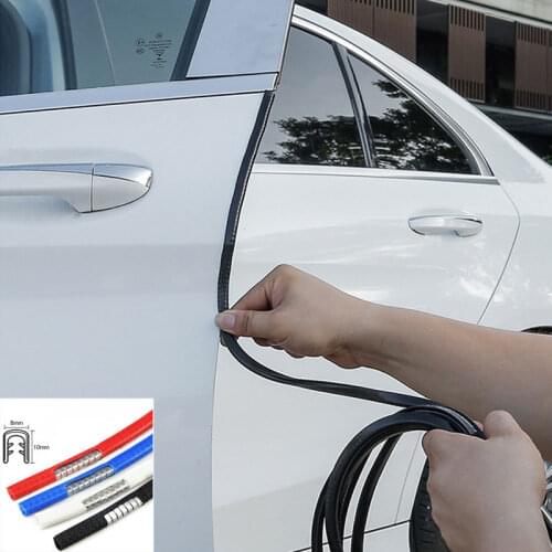 Car Door Edge Scratch Protector Sealing Strip For Ford Focus 2 1 Fiesta Mondeo 4 3 Transit Fusion Ranger Mustang KA S-max