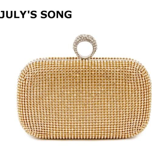 Evening Clutch Bags Diamond-Studded Evening Bag With Chain Shoulder Bag Womens Handbags Wallets Evening Bag For Wedding Party