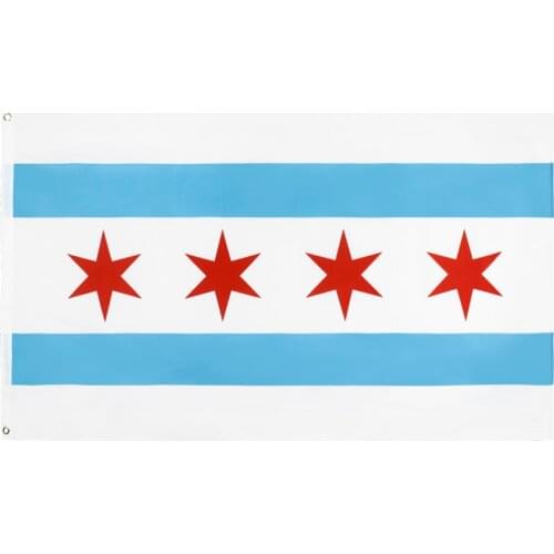 Xiangying 90x150cm usa us chicago w club Flag