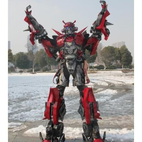 Wearable Armor Transformers Cosplay Women red robot costume Wearable Armor Female cosplay hero suit