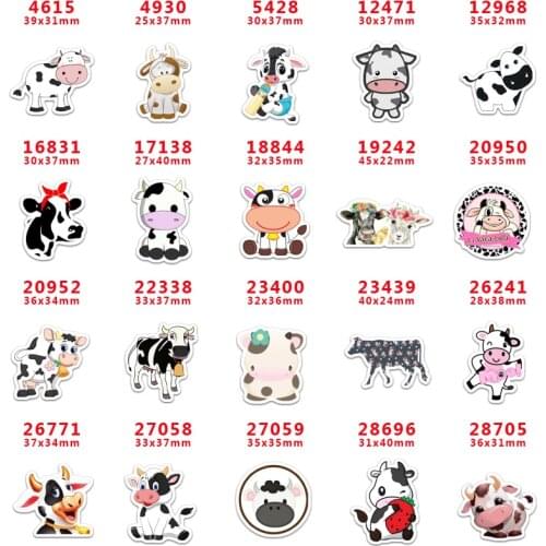 10 Pcs Cartoon Planar Resin Cabochons PR4615