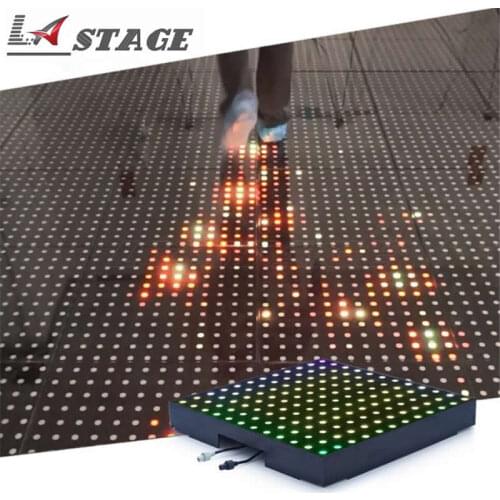 12X12 Pixel Night Club/Disco/KTV RGB Color Mixing Interactive LED Dance Floor