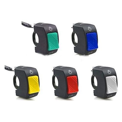 22mm On/off Motorcycle Switch Push Button 12v Button Connector Handlebar Switch For Atv Electronic Bike Scooter Motorbike