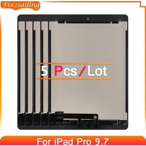 5PCS For Apple LCD Display iPad Pro 9.7 A1673 A1674 A1675 Touch Screen Digitizer Sensors Panel Replacement LCD For ipad Pro 9.7