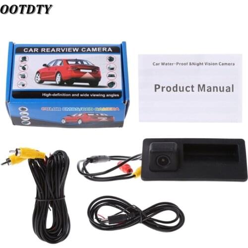 OOTDTY Car Trunk Handle Reverse Rear View Camera For VW Passat Tiguan Jetta Golf Touran