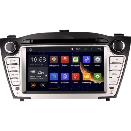 8'' 2 Din Car Multimedia Player Android 10 For Hyundai/IX35/TUCSON 2009-2015 Autoradio DVD GPS Navigation 4G+32G OBD2 Wifi