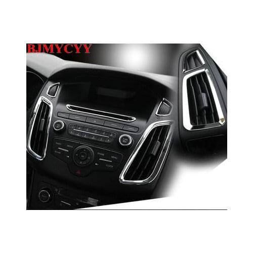 BJMYCYY free shipping!the automobile air-conditioning outlet chromium styling for ford focus mk3 2012 2013