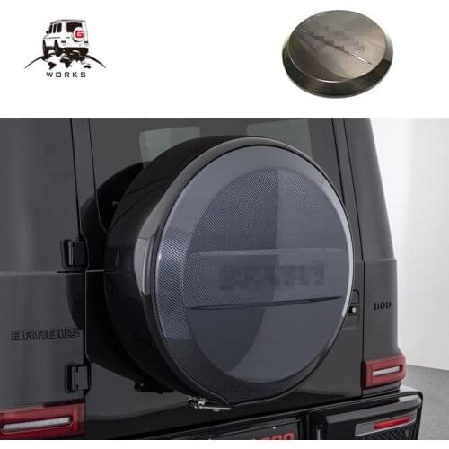 2019 G CLASS W463 W464 carbon finber SPARE TIRE COVER for w463 w464 G63 G500 G350 G65 dry carbon wheels cover