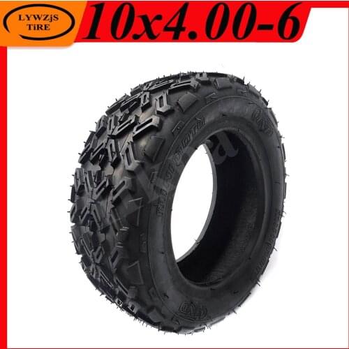 Electric Scooter 10x4.00-6 Vacuum Tire Wear Resistant Antiskid Evo Scooter Electric Vehicle 10*4.00-6 Off-road Tubeless Tire