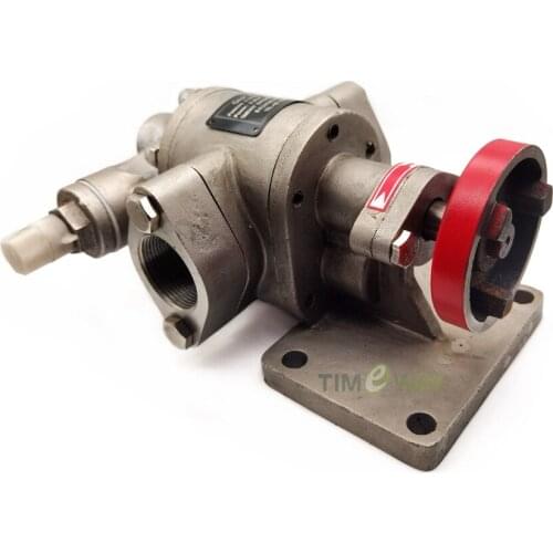 Hydraulic pump 304 stainless steel gear pump KCB 83.3 SS316 low pressure oil pump