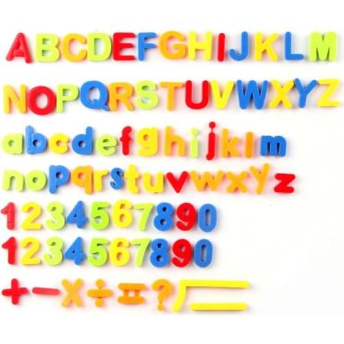 Magnetic Alphabet Magnets Letters and Numbers Toy ABC 123 Fridge Plastic Toy Set