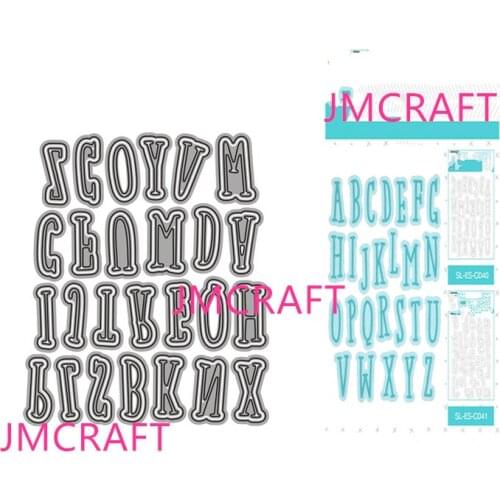 JMCRAFT 2021 Uppercase English Letters Metal Cutting Dies DIY Scrapbook Handmade Paper Craft Metal Steel Template Dies