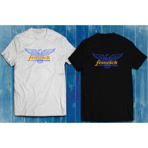 FenwickS Fishing Rods Logo Black White MenS T-Shirt 2019 Cool Tees