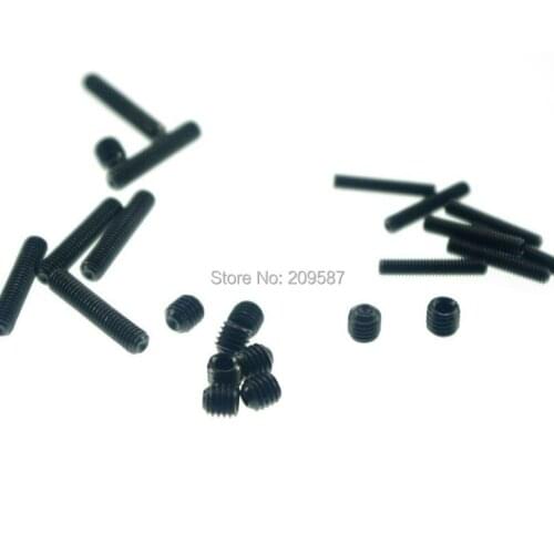 Lot100 M3x12mm Head Hex Socket Set Grub Screws Metric Threaded Cup Point