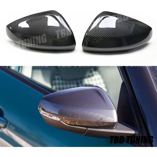 2019+ A1 Rear View Mirror Cover For Audi A1 2019+ Real Dry Carbon Mirror Cover Add On Style