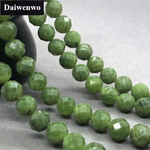 Canada Chalcedony Jade Bead 6-10mm Faceted Natural Cut Gem Geometry DIY