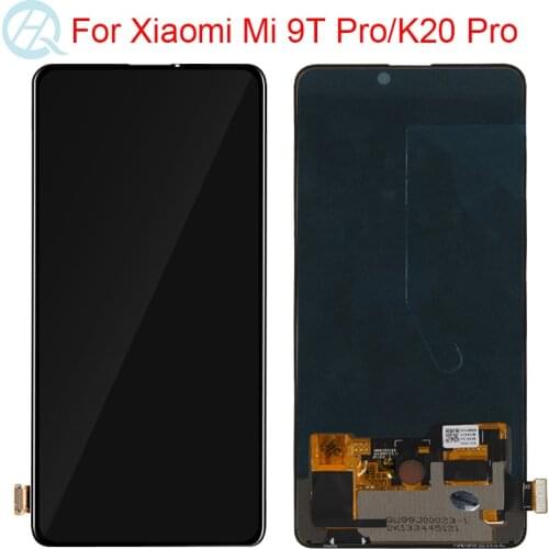 Original AMOLED For Xiaomi Mi 9T Pro LCD With Frame 6.39" Redmi K20 Pro LCD Display Touch Screen Assembly Repair Parts