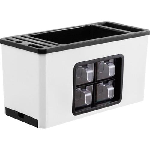 Kitchen cutlery storage box Kitchen supplies shelf plate tableware supplies storage rack