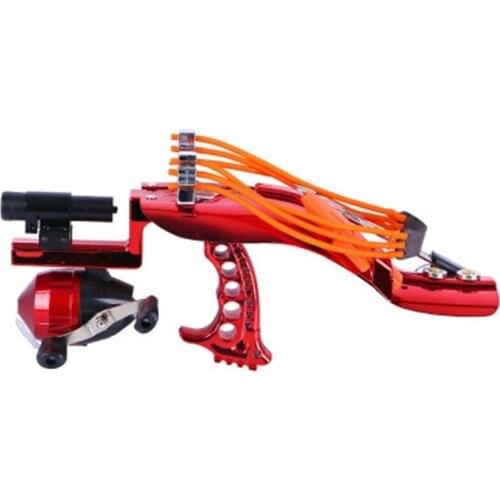 Fishing Slingshot Precision Fish Feeder Fish Dart Outdoor Fishing Artifact Powerful Infrared Sight Dual-use One Fish Bow New