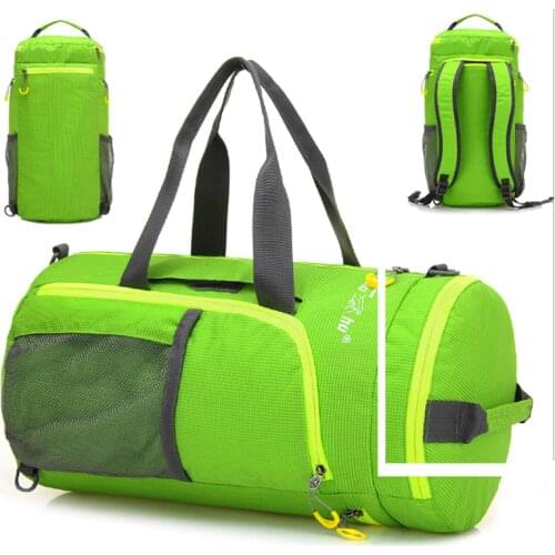 Sports Backpack TANLUHU 632 Nylon Foldable Gym Shoulder Bag Outdoor Climbing Hiking Cylinder Package