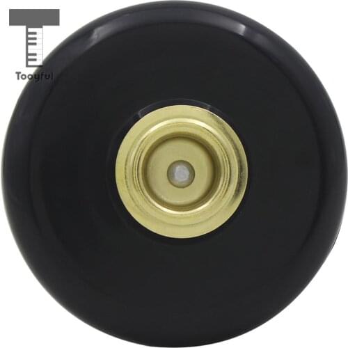 Tooyful Brand New 94mm Diameter Cello Endpin Stop Stopper Holder Anchor Protector Non-Slip With Metal Eye Cello Accessory Black