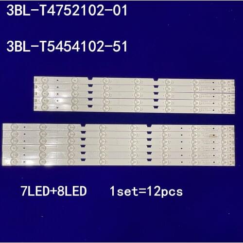 LED strip For Haier 50"TV 50A5M 50CE5129H1LE50F3000W LE50B3500W 3BL-T4752102-01 3BL-T5454102-51 LE50F5300 V500PK2-QS1 50CE5129H1
