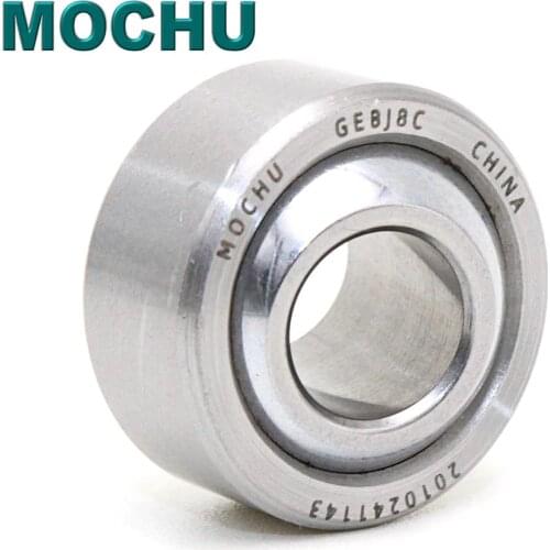 1PCS GEBJ8C 8x19x12 8x19x12x9 MOCHU Radial Spherical Plain Bearing Maintenance-free Steel-On-PTFE
