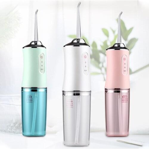 240 Ml Portable Oral Irrigator Wireless Electric Water Flosser Waterproof Usb Rechargeable Teeth Cleaner Dental Flusher