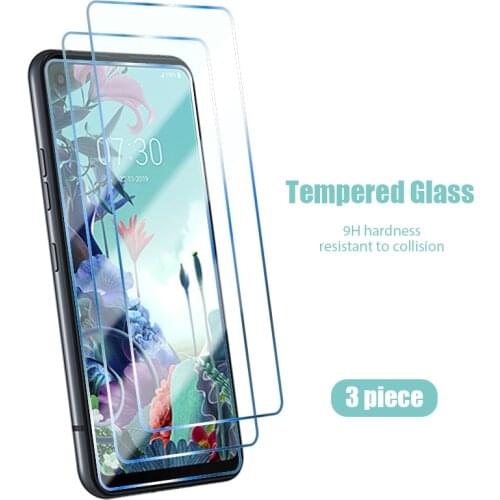 3pcs 9H Tempered Glass for LG K61 K51S K50S K50 Cover Film Glass Screen Protector for LG K41S K40S K40 K30 2019 K11 K20 Plus