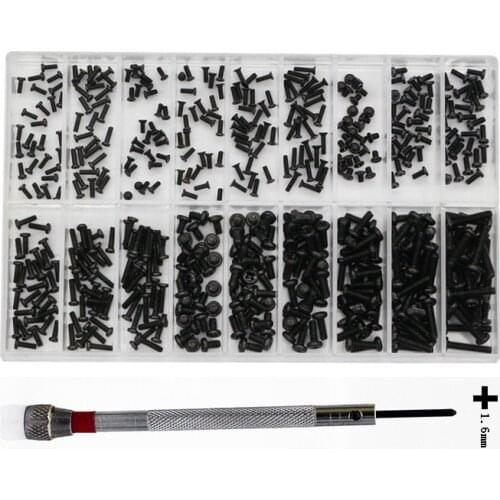 500Pcs 18 Kinds of Small Stainless Steel Screws Electronics Nuts Assortment for Home Tool Kit Used for watch laptop repair