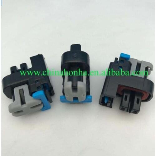 Free shipping 2pin auto for Buick fuel injector nozzle conversion plug connector Wuling nozzle connector 15326181 15411633